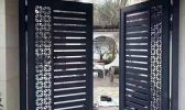 別墅小區住宅安裝新中式庭院鋁藝大門