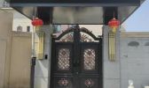 春翔鋁藝大門廠家為農村自建房定制安裝圍墻大門